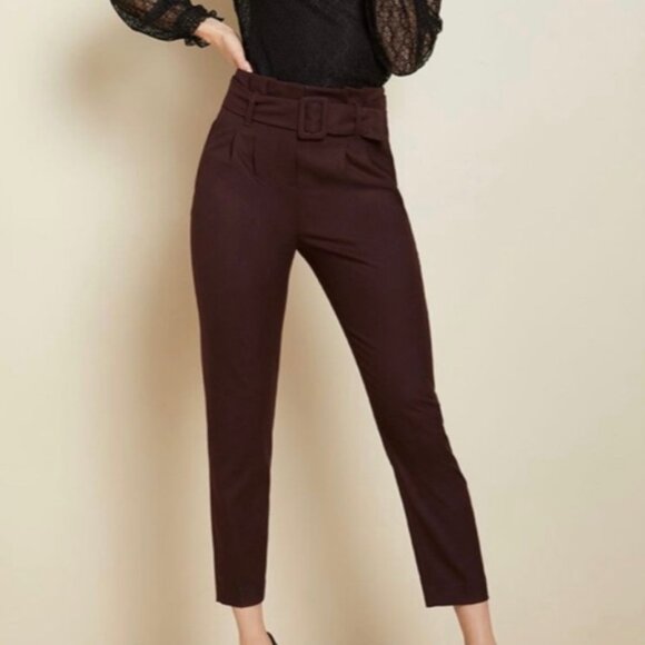 RW&CO ankle length dress pants high waist belted size 2 - Picture 1 of 13